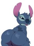  ass_crack big_ass femboy girly huge_ass lilo_and_stitch male_only nude stitch 