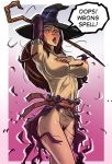 big_breasts dragon&#039;s_crown ganassa pubic_hair pussy shocked sorceress_(dragon&#039;s_crown) toned torn_clothes