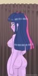  1girl ass breast chuyryu equestria_girls female female_only friendship_is_magic long_hair looking_at_viewer my_little_pony nude sideboob solo standing twilight_sparkle twilight_sparkle_(mlp) 