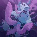 001_(darling_in_the_franxx) 1girl anal blue_body blue_skin breasts darling_in_the_franxx female_only nipples purple_tentacles pussy sex solo_female tagme tentacle tentacle_rape tentacle_sex tentacles vaginal