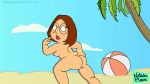  ass breasts erect_nipples family_guy glasses hand_on_hip meg_griffin nude thighs 