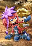  anal anal_penetration anal_sex archie_comics bbmbbf cutlass_depardieu jani-ca_the_echidna mobius_unleashed palcomix penis penis_in_ass sega sex sitting_on_penis sonic_(series) sonic_the_hedgehog_(series) 
