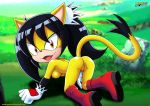  1girl archie_comics bbmbbf breasts doggy_position honey_the_cat looking_at_viewer mobius_unleashed nude palcomix pussy sega sonic_(series) sonic_the_hedgehog_(series) 