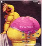  1girl animatronic ass big_ass camera_view chica_(fnaf) five_nights_at_freddy&#039;s furry huge_penis panties pink_panties smile stockings thick_thighs thighs toy_chica trinity-fate62 underwear 