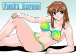  1girl alluring bikini breasts dead_or_alive hitomi hitomi_(doa) hot legs rudoni tecmo 