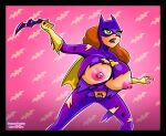 barbara_gordon batgirl big_breasts bimbo breasts_out_of_clothes dc_comics dc_super_hero_girls hairy_pussy huge_areolae huge_nipples massive_breasts nude_female partially_clothed pubic_hair superbustycartoon thick_thighs torn_clothes