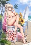  1girl 2_girls azur_lane barefoot bdsm beach big_breasts bondage breasts cat classysexy completely_nude contentious_content dildo feet formidable_(azur_lane) full_body haneru high_resolution knee_up le_malin_(azur_lane) leg_lift long_hair luggage multiple_girls nipples nude ocean pettanko pussy sex_toy sitting tiptoes toes transparent_object uncensored 