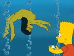  bart_simpson bubble funny gif guido_l jessica_lovejoy phone swim swimming the_simpsons underwater voyeur water 