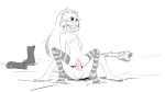  1boy 1girl girl_on_top monochrome nipples penis_in_pussy pussy reverse_cowgirl_position sex spread_legs star_butterfly star_vs_the_forces_of_evil vaginal 