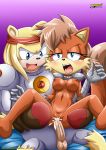  anthro archie_comics bbmbbf big_breasts blockbuster_bear breasts brown_fur cum cum_in_pussy cum_inside half-closed_eyes legs_grab legs_held_open mobius_unleashed orgasm orgasm_face palcomix payback_fox penis penis_in_pussy penis_insertion robotic_arm sega sex sonic_(series) sonic_the_hedgehog_(series) tail vaginal_penetration yellow_fur 