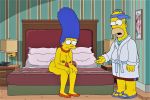  ass breasts erect_nipples homer_simpson marge_simpson nude the_simpsons thighs 