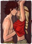  1boy 1girl abs astrid_hofferson hiccup hiccup_(httyd) hiccup_horrendous_haddock_iii how_to_train_your_dragon muscle muscular pectorals 