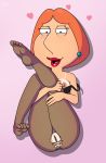  anus ass badbrains bra breasts erect_clitoris family_guy lois_griffin nipples pantyhose shaved_pussy tan_line thighs 