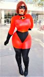  bodysuit boots cosplay gloves helen_parr mask the_incredibles thighs 