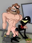 black_hole_sun eye_patch hoss_delgado just_cartoon_dicks looking_back male_only nergal tagme the_grim_adventures_of_billy_and_mandy tie yaoi
