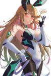  1girl 1girl 1girl alluring alternate_costume big_breasts cleavage female_only looking_at_viewer mythra nintendo open_mouth origami45554722 xenoblade_(series) xenoblade_chronicles_2 