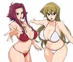  2girls akiza_izinski alexis_rhodes big_breasts konami milf sexy_body sexy_legs taller_girl yu-gi-oh! yu-gi-oh!_5d&#039;s yu-gi-oh!_gx 