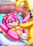  ampharos amy_rose bbmbbf blush breasts happy horny mobius_unleashed palcomix pietro&#039;s_secret_club pokemon pokepornlive sega sonic_(series) sonic_the_hedgehog_(series) vaginal_penetration 