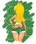  1girl 1girl ass clothing female_only humanized koopa minus8 nintendo solo_female super_mario_bros. wide_hips 