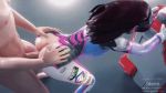 3d anal animated d.va_(overwatch) doggy_position hot overwatch sexy sexy_ass