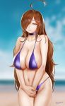  beach big_breasts bikini breasts kono_subarashii_sekai_ni_shukufuku_wo! 