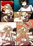  1girl ann_takamaki ass breasts cervical_penetration cum cum_in_mouth cum_in_pussy cum_inside deep_penetration fellatio high_res kinkymation nude oral penis persona persona_5 pussy ren_amamiya sequential sex tagme uncensored 