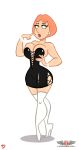  big_breasts boots dress family_guy lois_griffin thighs 