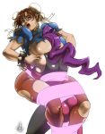  1girl 2_girls between_breasts breast_smother breasts capcom chun-li female_only huge_breasts human rose_(street_fighter) street_fighter thick_thighs torn_clothes yuri 