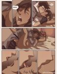 avatar:_the_last_airbender blush canon_couple comic deesky dreaming_(comic) french_kissing korra mako moaning nickelodeon pussy scarf the_legend_of_korra tied_up vaginal vaginal_penetration