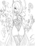  1girl 1girl cape leotard little_witch_academia looking_at_viewer revealing_clothes rx120 smile sucy_manbavaran 