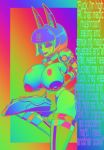  artist_request big_penis drugs feline futanari lab_zero_games robo-fortune_(skullgirls) robot skullgirls smile text 