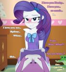  1boy 1girl blue_eyes blush bottomless equestria_girls female friendship_is_magic gif girl_on_top hairless_pussy indoors long_hair looking_at_viewer male male/female mostly_nude my_little_pony nightgown nightgown_lift no_panties penis_in_pussy purple_hair pussy randomtriples rarity rarity_(mlp) sex spike_(mlp) vaginal vaginal_penetration vaginal_sex 