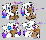 blush cockwaffle comic furry heart-shaped_pupils kittydog meme original surprised text waffle_(food)
