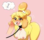  &lt;3 &lt;3_eyes 1girl animal_crossing anthro apple_cake ass big_ass big_breasts blush breasts canid canine canis collar disembodied_penis domestic_dog duo erection furry genitals isabelle_(animal_crossing) leash male male/female mammal nintendo nipples open_mouth penis shih_tzu toy_dog video_games 