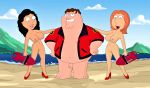 bonnie_swanson breasts family_guy gp375 high_heels lois_griffin nipples nude peter_griffin shaved_pussy small_penis thighs