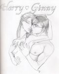  anyae breast_grab breasts ginny_weasley glasses harry_james_potter harry_potter nude small_breasts 
