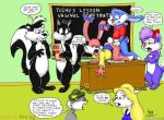 animaniacs babs_bunny buster_bunny classroom desiree_lee fifi_la_fume minerva_mink penelope_pussycat pepe_le_pew slappy_squirrel tiny_toon_adventures 