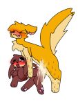 1animal 1girl animal animal_body animals ass bad_art bad_drawing breasts dog dogs fur knuckles knuckles_species knuckles_the_echidna mobian mobians poorly_drawn red red_fur zoophilia