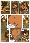 antonissen ass bee bottomless comic comic_page commission courtney_(tdi) courtney_vs_bee_(comic) english_text humor page_1 page_number total_drama_island