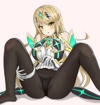  1girl 1girl 1girl alluring bangs bare_shoulders big_breasts blush dress earrings elbow_gloves gem gloves hair_ornament headpiece hikari_(xenoblade_2) jewelry legs long_hair looking_at_viewer mythra nintendo open_mouth panties shy simple_background sssemiii swept_bangs thigh_strap tiara underwear very_long_hair white_dress xenoblade_(series) xenoblade_chronicles_2 yellow_eyes 
