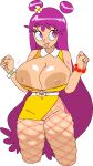 1girl 1girl 1girl ami_onuki areola areola areola_slip bare_shoulders big_breasts big_breasts blush bracelet breasts cassettedream cleavage clothing dream-cassette female_only fishnet fishnet_legwear fishnets hi_hi_puffy_amiyumi hoshime long_hair nipple_slip nipples open_mouth open_smile partially_clothed pink_eyes pink_hair pussy skindentation smile solo_female standing top_heavy transparent_background voluptuous wide_hips