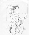  1_girl 1girl 2000 batman_(series) dc dc_comics female female_only harleen_quinzel harley_quinn jeff_moy solo tagme 