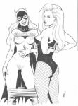   barbara_gordon batgirl black_canary dc_comics  