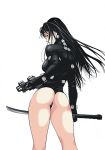 ass badass gantz gun jujutsu_kaisen rear_view shimohira_reika sword tgm weapon