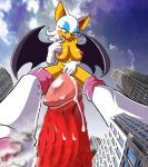  city furry giantess hyper_pussy knuckles_the_echidna penis photoshop rouge_the_bat sega sonic sonic_the_hedgehog 