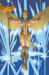  1girl artist_name artist_request breasts female_only flying he-man_and_the_masters_of_the_universe masters_of_the_universe nipples sorceress_(motu) topless topless_female 