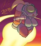  capsule_j character_request huge_breasts kirby_(series) nipples_visible_through_clothing rocket 