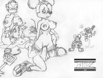  big_breasts breasts daisy_duck disney donald_duck fbz huge_breasts kingdom_hearts mickey_mouse minnie_mouse sora stockings 