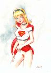  1girl dc dc_comics female female_only richard_case solo supergirl superheroine superman_(series) tagme 