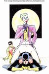  barbara_gordon batgirl batman_(series) dc dc_comics dick_grayson robin the_joker 